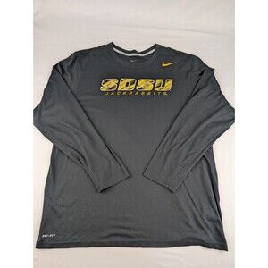 Nike XL South Dakota State University Jackrabbits Gray Dri Fit SDSU Jacks